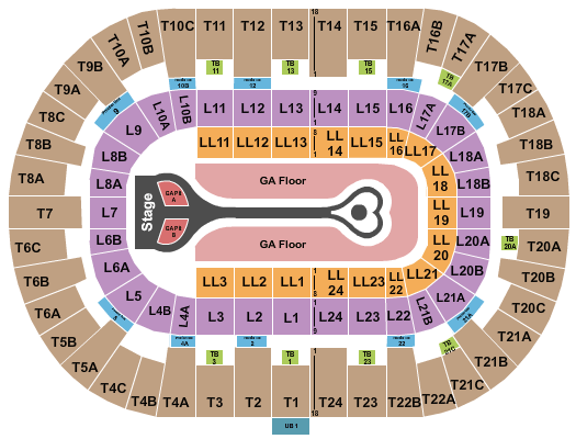 Pechanga Arena Benson Boone Seating Chart
